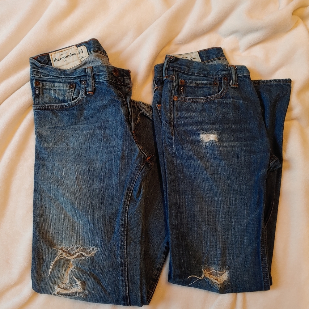Abercrombie boys size 14 jeans